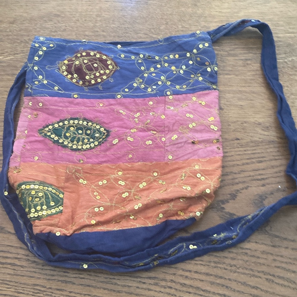 boho embroidered bag